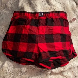 NWT - Gap Plaid Sleep Shorts - Medium